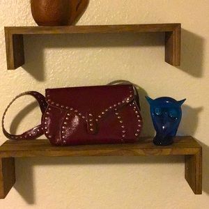 Vintage Italian Red patent leather handbag